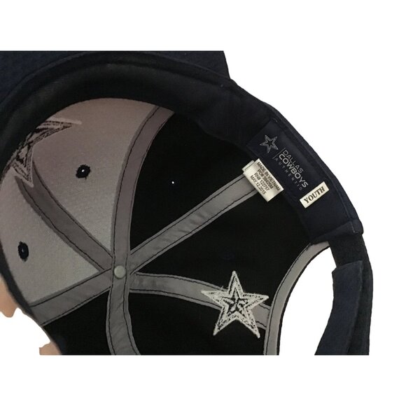 DALLAS COWBOYS BOYS NAVY SNAP BACK HAT YOUTH TEAM LOGO HAT - Picture 5 of 6